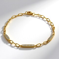 Bracciale in oro con Diamante SI1 (H)