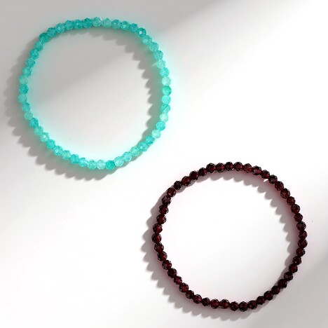 Bracciale con Granato Mozambico