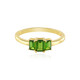 Anello in argento con Diopside Russo