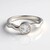 Anello in argento con Topazio Bianco