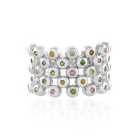 Brazilian Pink Tourmaline Silver Ring (de Melo)