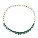 Malachite Silver Necklace (Riya)