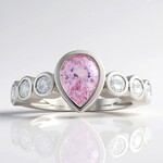 Anello in argento con Kunzite (Pallanova)