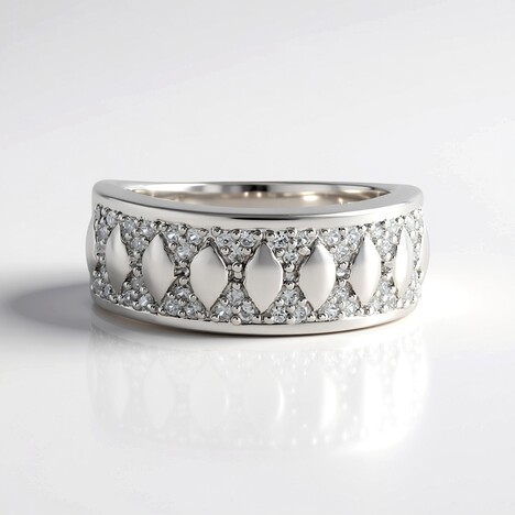 Anello in argento con Zircone
