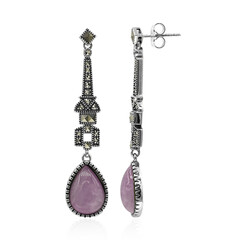 Kunzite Silver Earrings (Annette classic)
