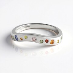 Anello in argento con Zaffiro Blu