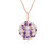 Collana in argento con Pietra di Luna Bianca (KM by Juwelo)