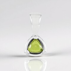Ciondolo in argento con Vesuvianite