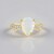 Anello in argento con Opale di Welo