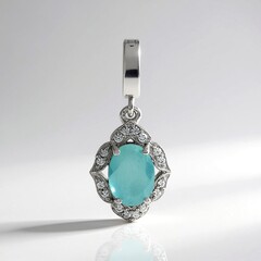 Ciondolo in argento con Grandidierite