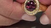 Zilveren ring met een roze zirkoon (Adela Silber)
