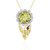 Collar en plata con Cuarzo del Ouro Verde (Gems en Vogue)