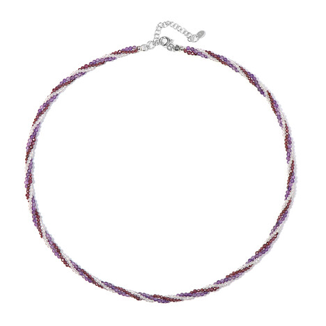 Collier en argent et Grenat d'Inde