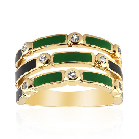 Weißer Topas-Silberring