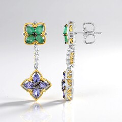 Orecchini in argento con Tanzanite