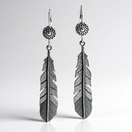 Silver Earrings (Desert Chic)