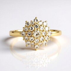 Anello in oro con Diamante Cioccolato I2 (SUHANA)