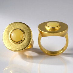 Anello in argento con Ambra Baltica
