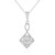 Zircon Silver Necklace