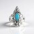 Anello in argento con Turchese (Desert Chic)
