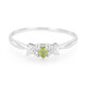 Bague en argent et Tourmaline cuprifère