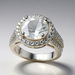 Anello in argento con Danburite