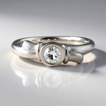 Anello in argento con Zircone