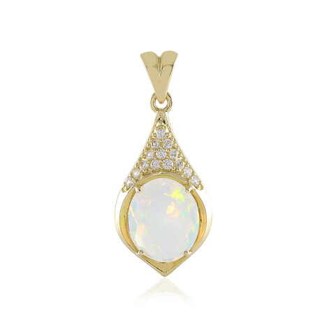 Colgante en oro con Ópalo de Welo (Adela Gold)