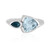 Sky Blue Topaz Silver Ring