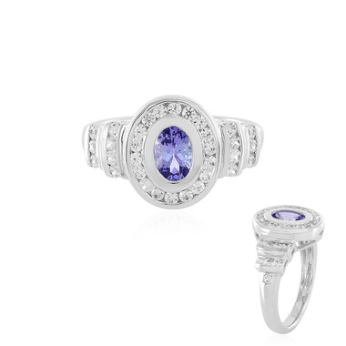 Anello in argento con Tanzanite