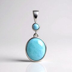 Ciondolo in argento con Larimar