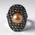 Anello in argento con Perla Ming (Annette classic)