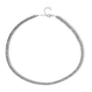 Collana in argento con Ematite Argentata