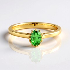 Anello in argento con Lemshuku Tsavorite