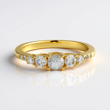 Anello in argento con Zircone