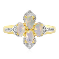 Bague en argent et Opale Welo
