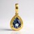 Ciondolo in oro con Tanzanite (non riscaldata)