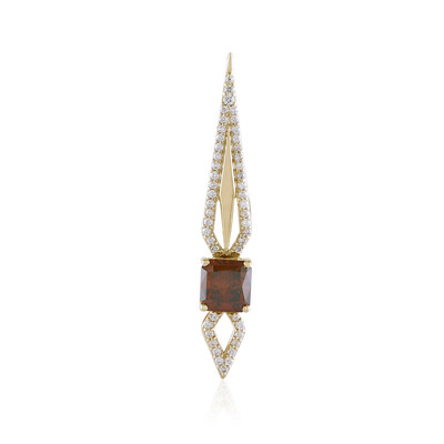 Gouden hanger met een I2 Champagne Diamant (de Melo)