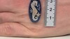 Zilveren halsketting met een Blauwe Barnsteen (Gems en Vogue)