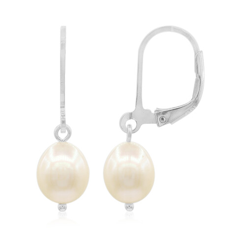 Orecchini in argento con Perla di Acqua Dolce (TPC)