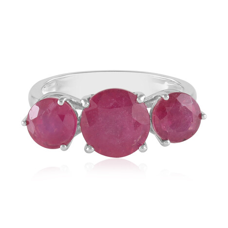 Anillo en plata con Zafiro rosa de Madagascar (de Melo Essence)