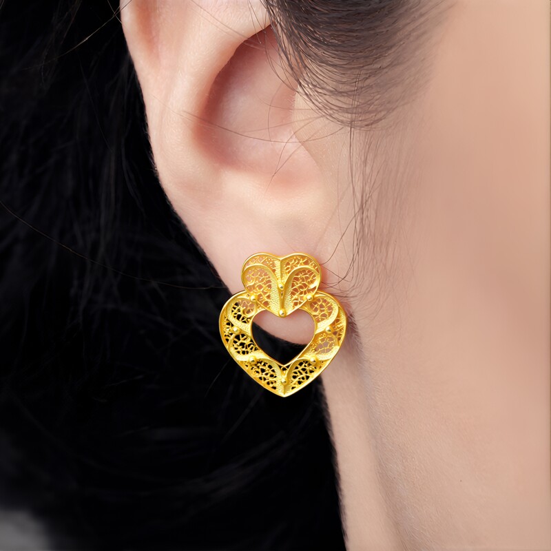 Orecchini in argento (Joias do Paraíso)