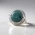 Anello in argento con Fuchsite (dagen)