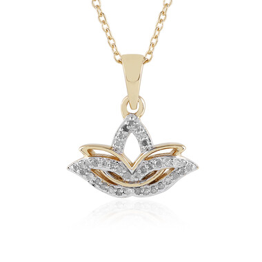 I2 (J) Diamant-Silberhalskette