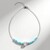Collana in argento con Perla d'Acqua Dolce Bianca