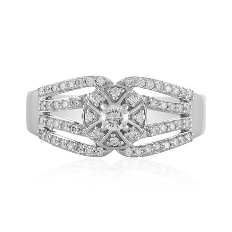 Bague en or et Diamant Flawless (F) (LUCENT DIAMONDS)