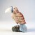 Figurine en laiton et Pierre fine