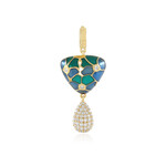 Pendentif en argent et Zircon (Adela Silber)