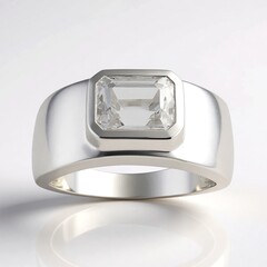 Anello in argento con Kunzite Bianca (Pallanova)