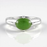 Bague en argent et Jade du Canada